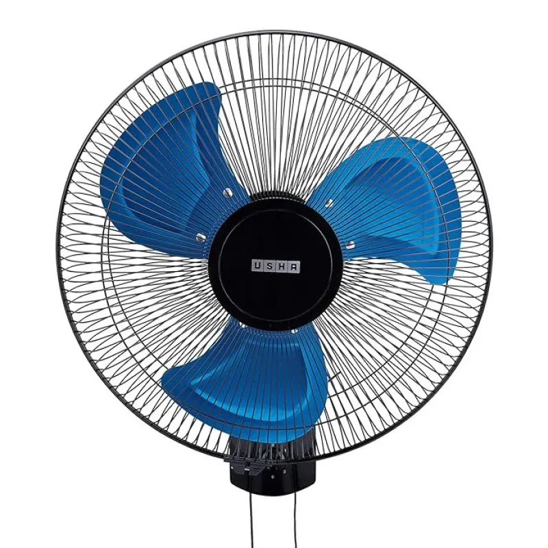 USHA Colossus Rust Free Aluminium Blade 400mm Wall Fan (Blue) Pack of 1