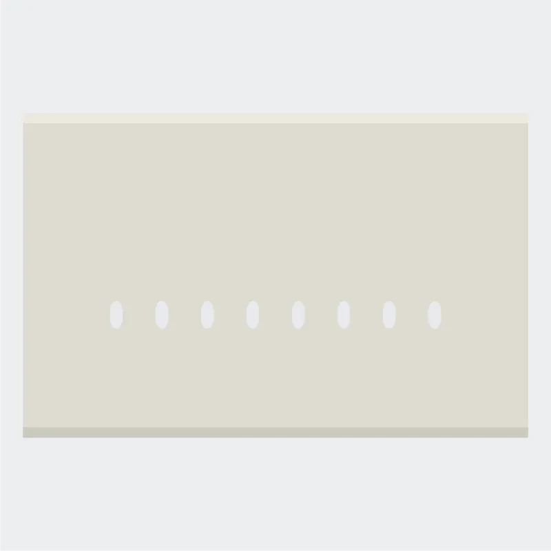 Norisys TG9 8M Solid Glass Plate with 8 holes