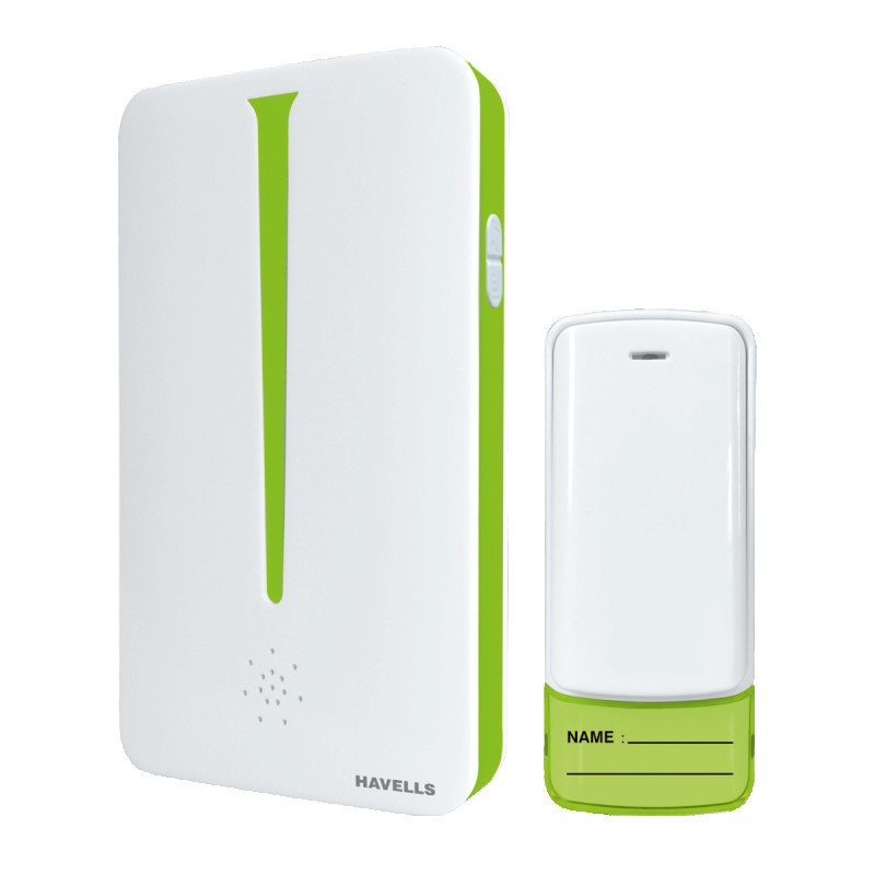 HAVELLS JAZZ GREEN WIRELESS DOORBELL ( 920AC)