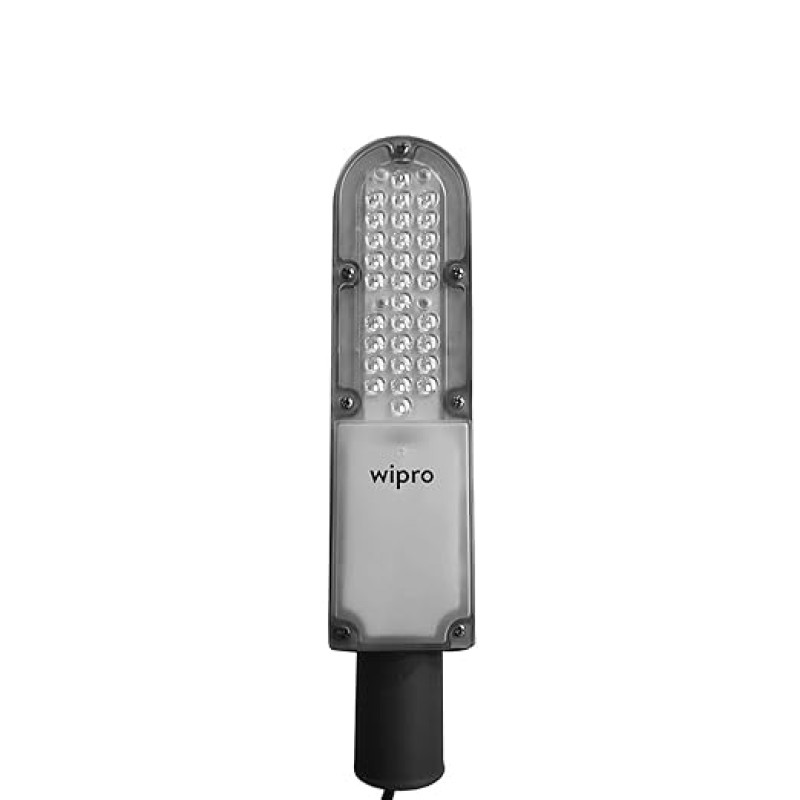 wipro LED Skyline 30W LED Street Light, IP-65 Outdoor Light (Black, Rectangle), Medium