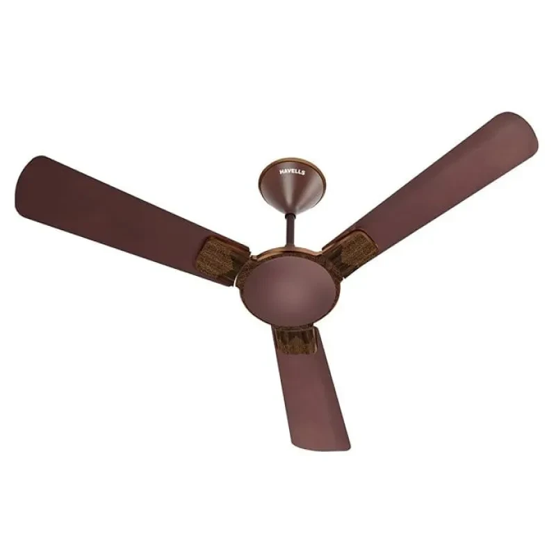 Havells Enticer Art Heritage 1200mm 2 Star Energy Saving Ceiling Fan (Brown Copper, Pack of 1)