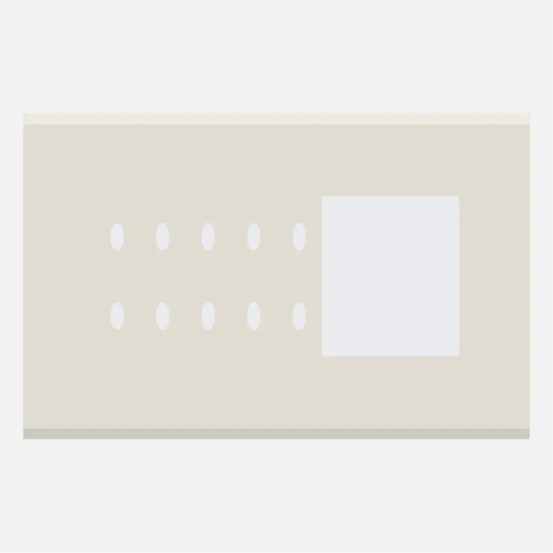 Norisys TG9 8M Solid Glass Plate with 10 holes + 3M Window
