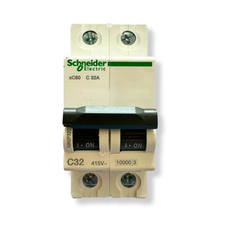 Schneider C Curve MCBs - xC60 - 2 Pole - 32A (A9N2P32C)