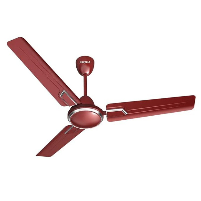 Havells Andria 1200Mm 2 stars Energy Saving Ceiling Fan (Maroon, Pack Of 1)