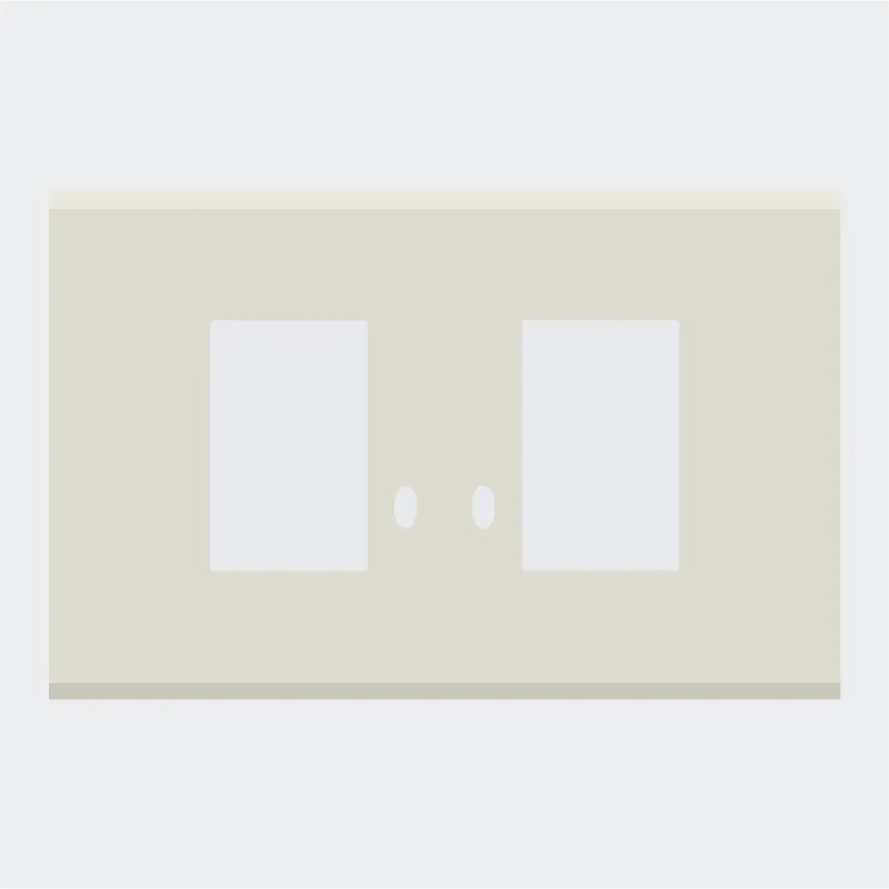 Norisys TG9 6M Solid Glass Plate with 2 holes + 2 x 2M Window