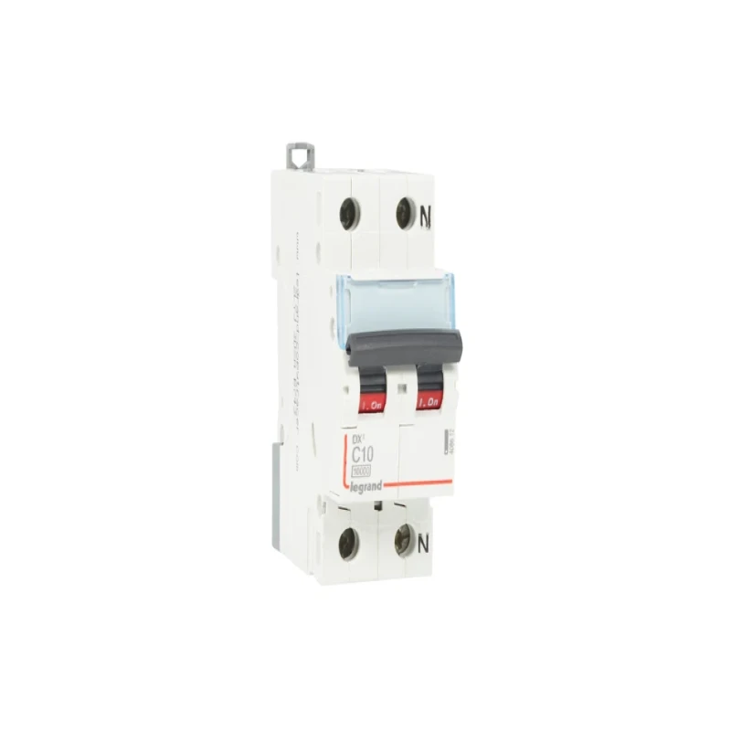Legrand DX3 AC MCBs - C Curve Single Pole + Neutral 240 V~ (10A)