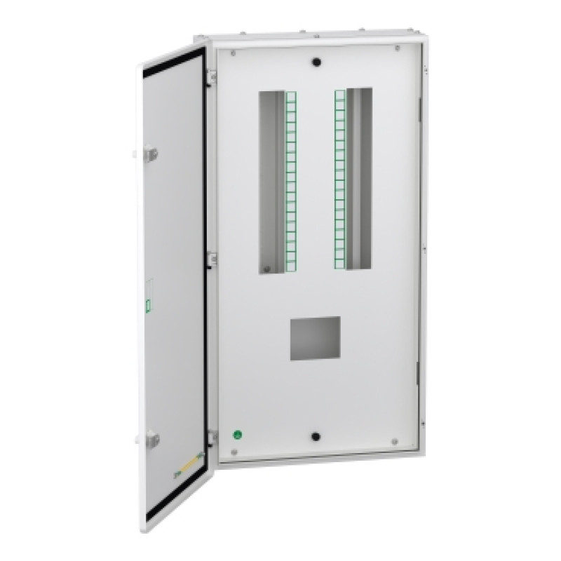 Schneider Acti9 VTPN DBs for MCCB Incomer (IP43) - VTPN DB 12 Ways MCCB I-c 160A - 160A MCCB + 36 - Double Door - 12 way - (A9HVN12M)