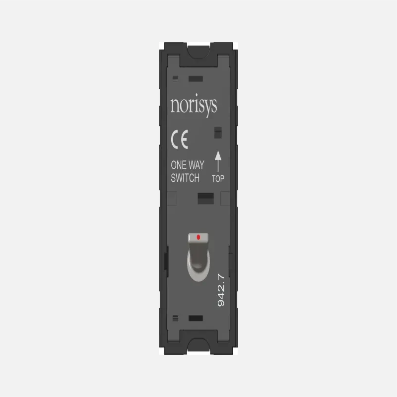 Norisys TG9 Switch 6A - 1 Gang One-way with indicator - 1 Module