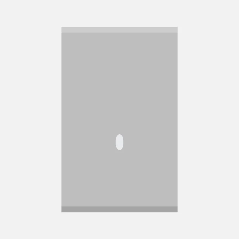 Norisys TG9 1M Solid Aluminum Plate with 1 hole