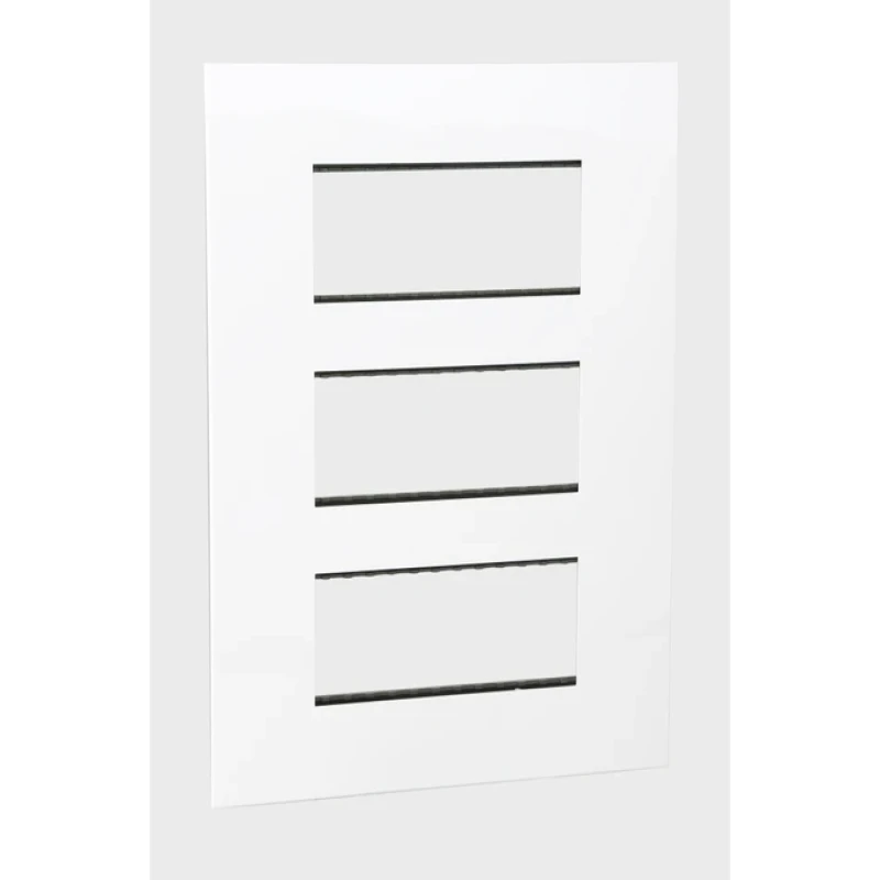 Legrand Arteor Square Cover Plate w Frame 3x6 Module