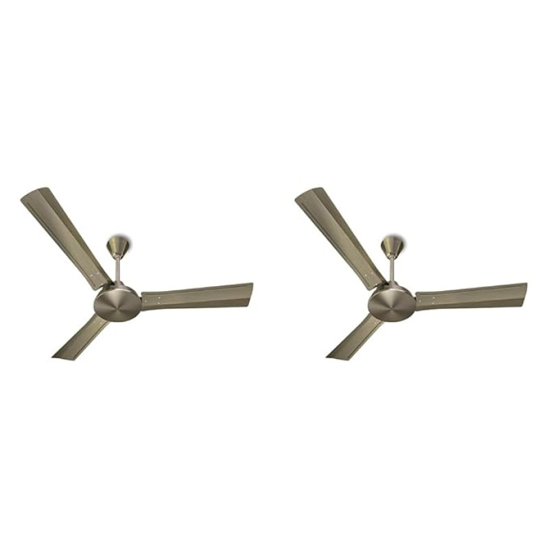 Havells 1200mm EP Trendy Energy Saving Ceiling Fan (Antique Brass, Pack of 2)
