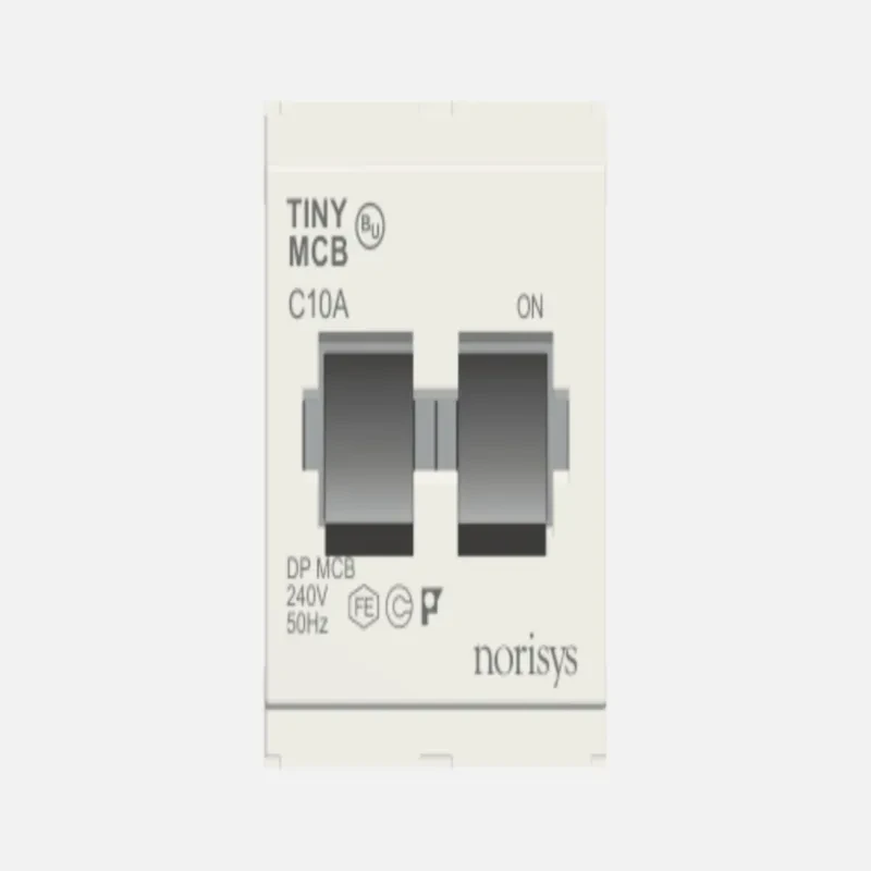 NORISYS CUBE Series Tiny MCB Double Pole 10A