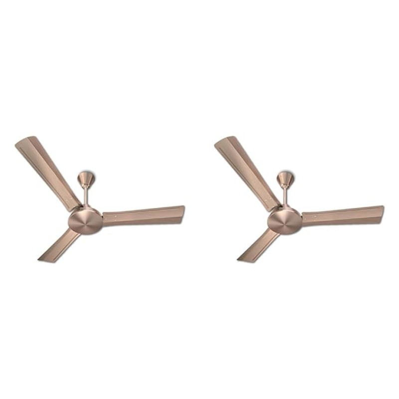 Havells 1200Mm Ep Trendy Energy Saving Ceiling Fan (Antique Copper, Pack Of 2) 1 Star