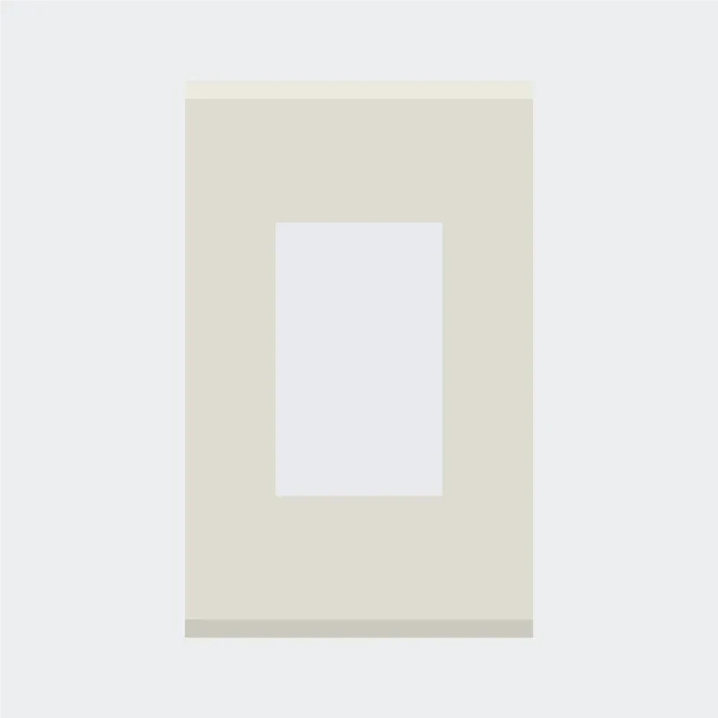 Norisys TG9 2M Solid Glass Plate with 2M Window