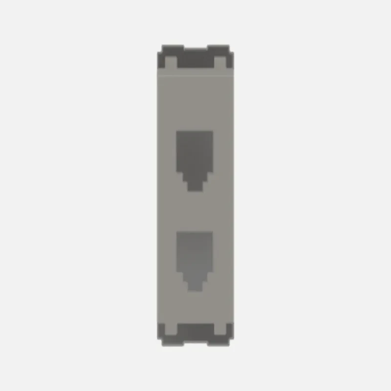 Norisys TG9 Twin Telephone Socket RJ-11 - 1 Module