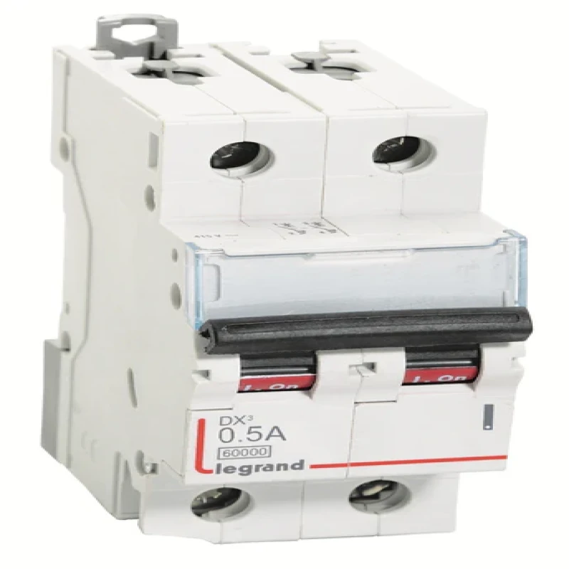Legrand DX3 DC MCBs - Double Pole 250 V~ (0.5A)