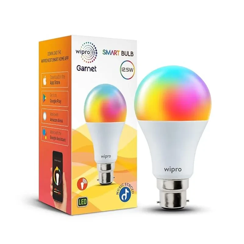 wipro 12W B22D LED White Bulb, (NS1200)