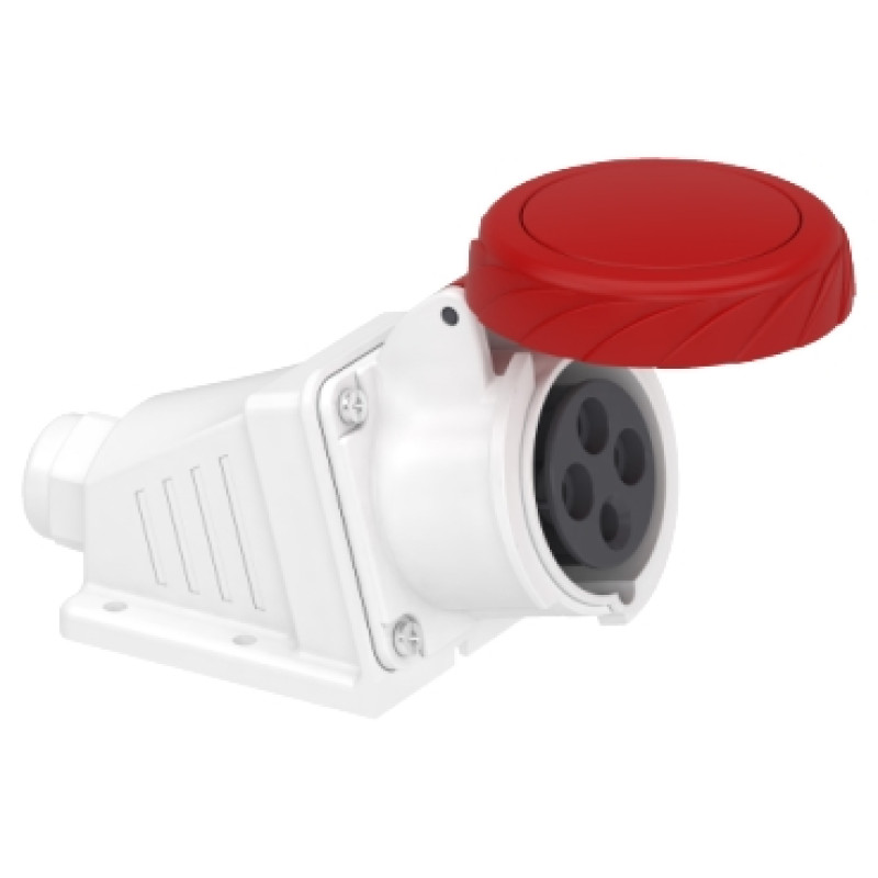 Schneider 16A 3P + E screw-socket-angled - IP67 380...415 V AC - (PKF16W734)
