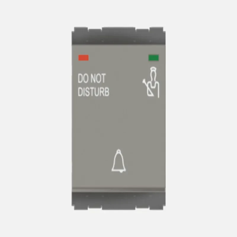 Norisys TG9 Bell Switch with “Do Not Disturb” & “Clean My Room” Indicator - 2 Module