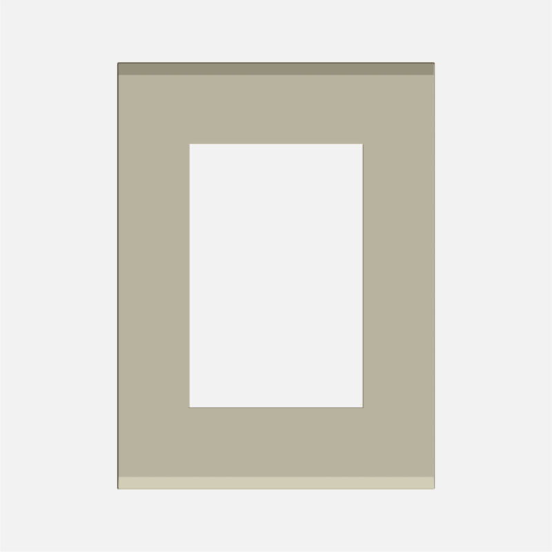 NORISYS CUBE Series 2M Solid Glass Plate Suitable for Integral Sockets