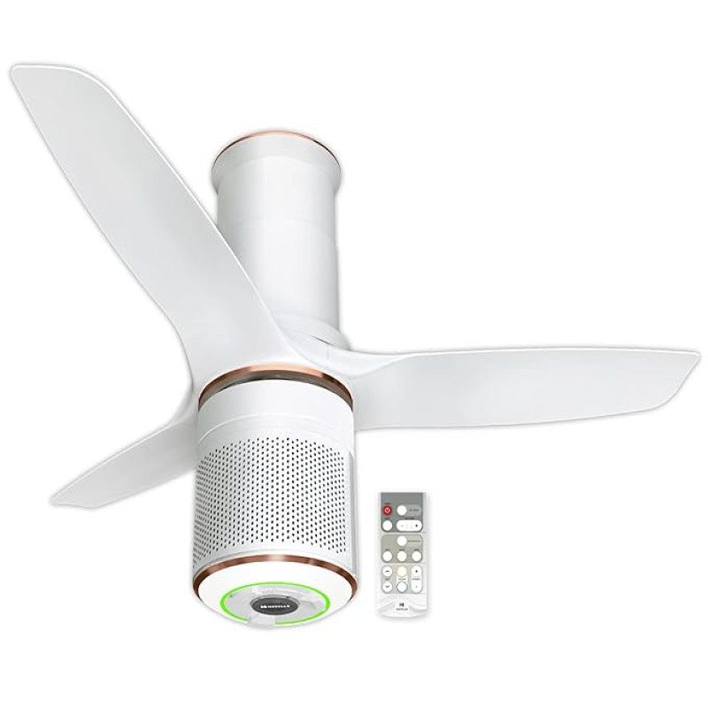 Havells Stealth Puro Air 1250mm Ceiling Fan with Air Purifier & Remote Control