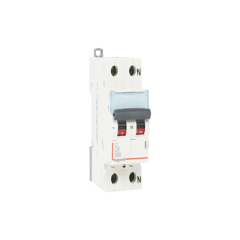 Legrand DX3 AC MCBs - C Curve Single Pole + Neutral 240 V~ (6A)