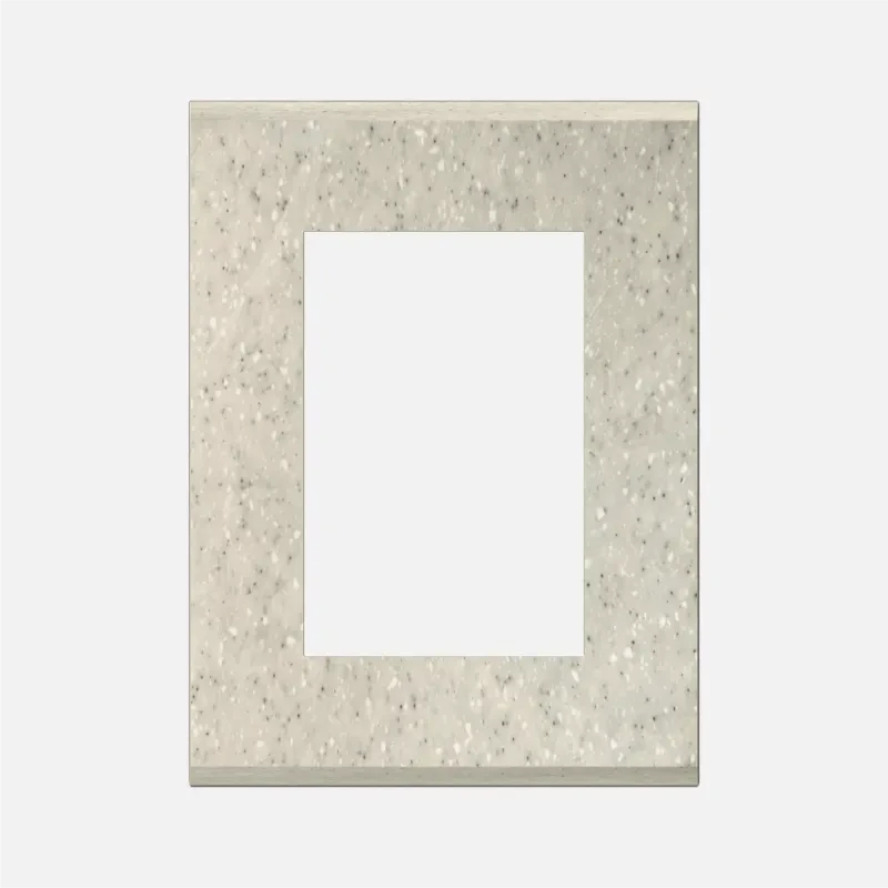NORISYS CUBE Series 2M Solid Marble Finish Plate Suitable for Integral Sockets