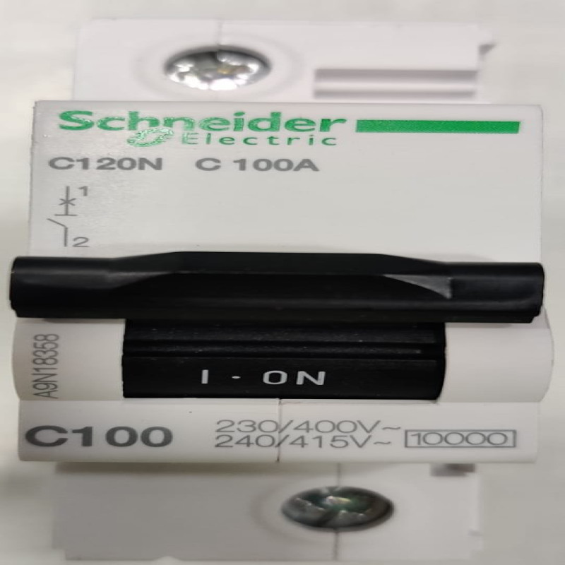 Schneider MCBs - AC - C120 N(10kA) - 1 Pole - 100A (A9N18358)