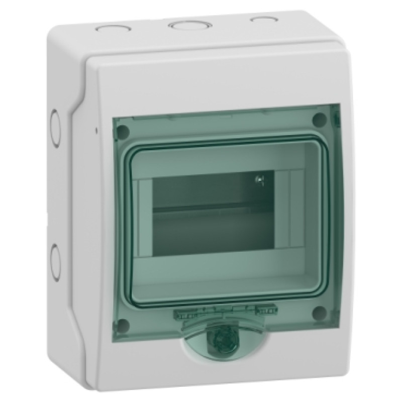 Schneider WeatherProof Mini Enclosures for modular devices (IP65) -1 openings - 6 modules - (13442)
