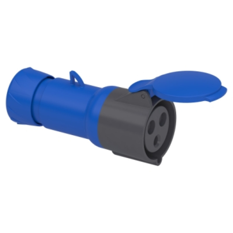 Schneider 32A - 2P + E wander socket straight - IP44 200...250 V AC (PKF32M423 )