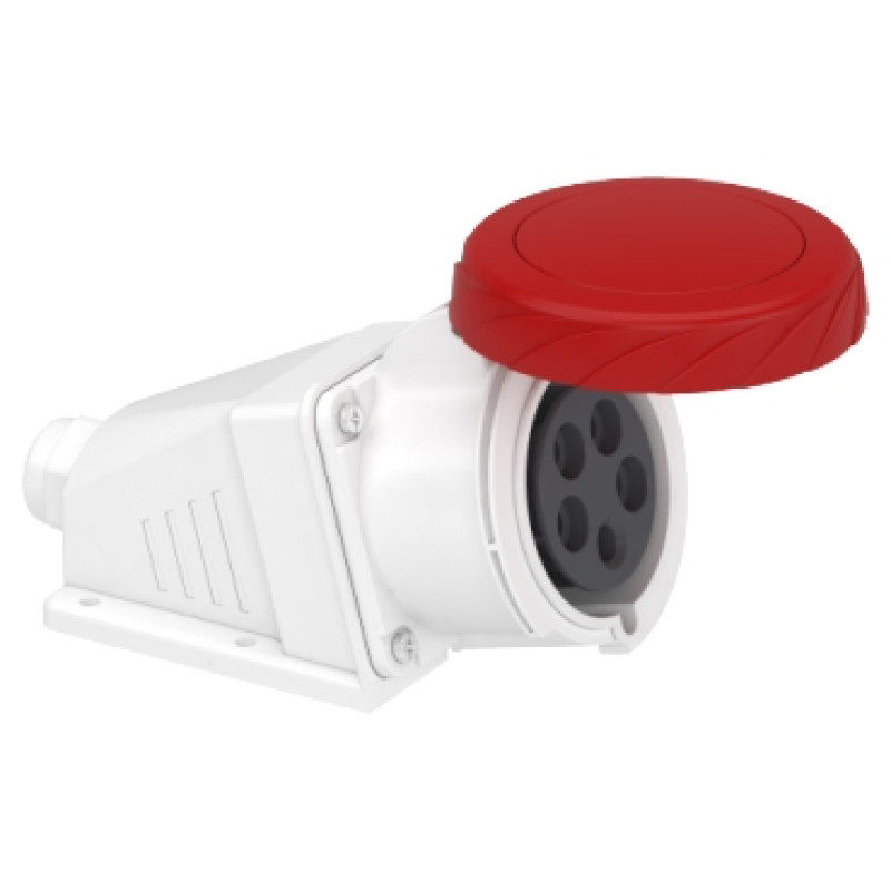 Schneider 32A 3P + N + E screw-socket-angled - IP67 380...415 V AC - (PKF32W735)
