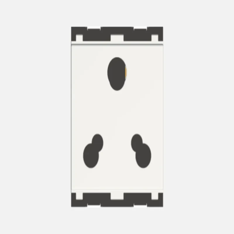 NORISYS CUBE Series Socket 16A and 6A 3-Pin Shuttered - 2 Module