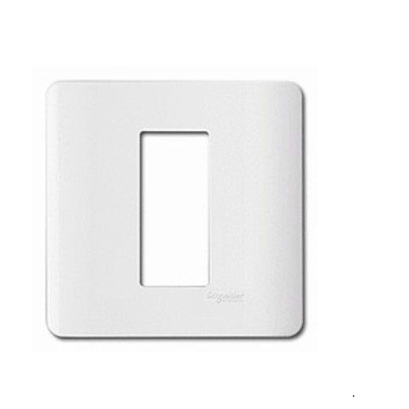 Schneider Zencelo - 1 Module Plate with Frame
