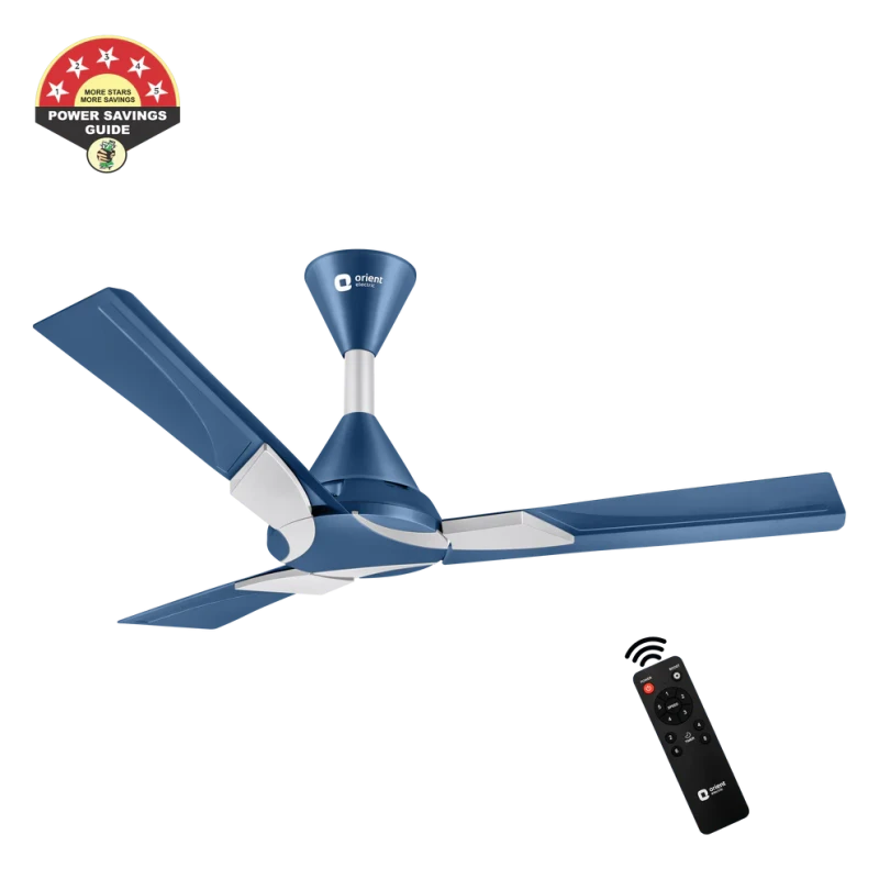 Orient: Wendy 5 Star Rated BLDC Ceiling Fan with Remote 1200mm