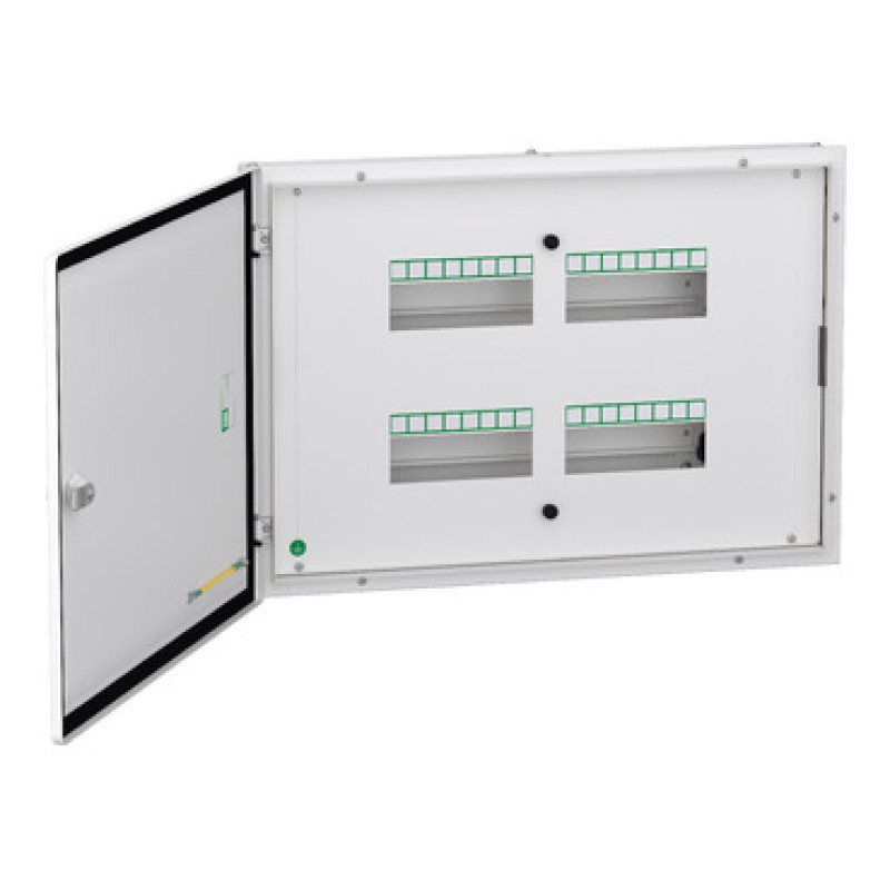 Schneider Acti9 - TPN DBs -Double Door Metal (IP43) - 8 way - 8+24 module - (A9HTND08)