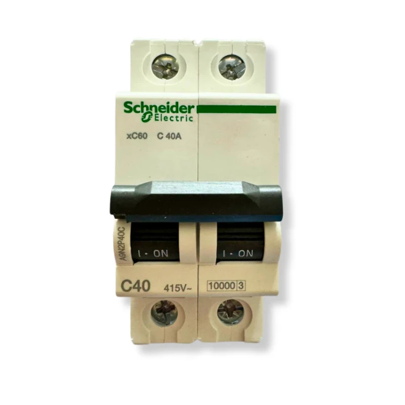 Schneider C Curve MCBs - xC60 - 2 Pole - 40A (A9N2P40C)