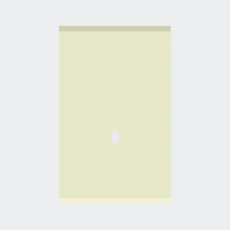 Norisys TG9 1M Solid Glass Plate with 1 hole