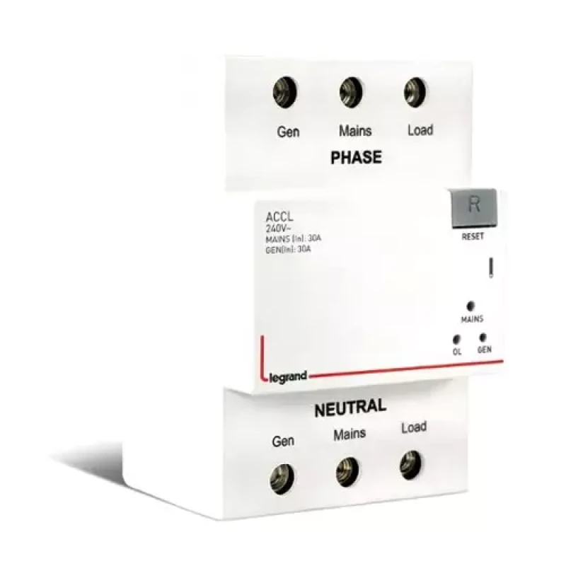 Legrand ACCL - SPN 30 - 240V~ 12A (Automatic changeover with current limiter)