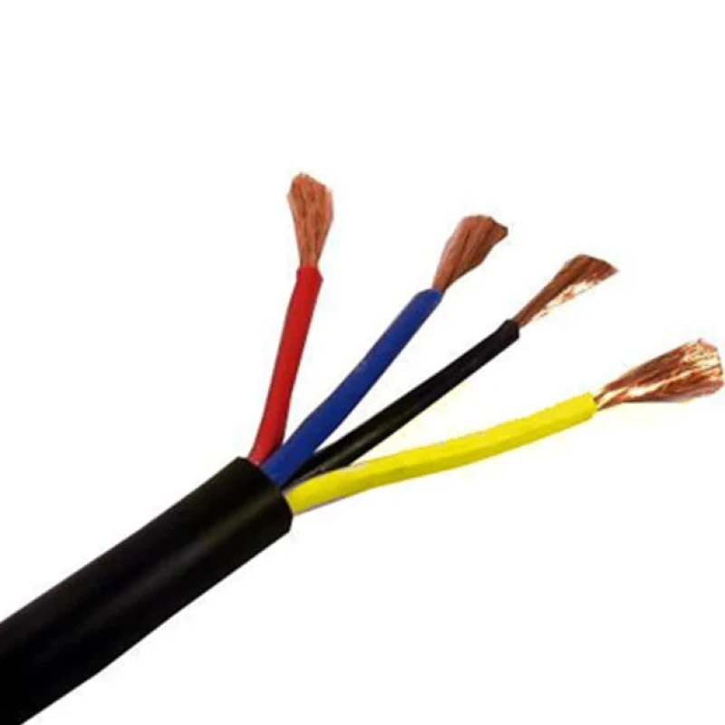 Polycab 0.5 Sqmm 4 Core Industrial Flexible Cable Black (100 Mtrs)