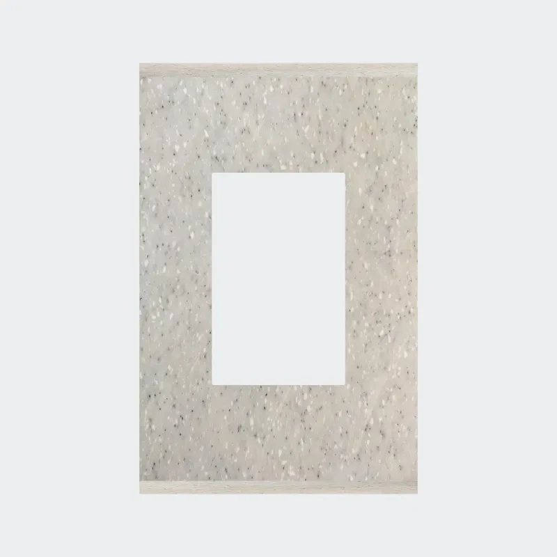 Norisys TG9 2M Solid Marble Finish Plate with 2M Window