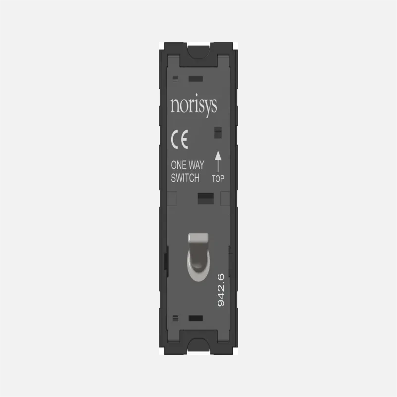 Norisys TG9 Switch 6A - 1 Gang One-way - 1 Module
