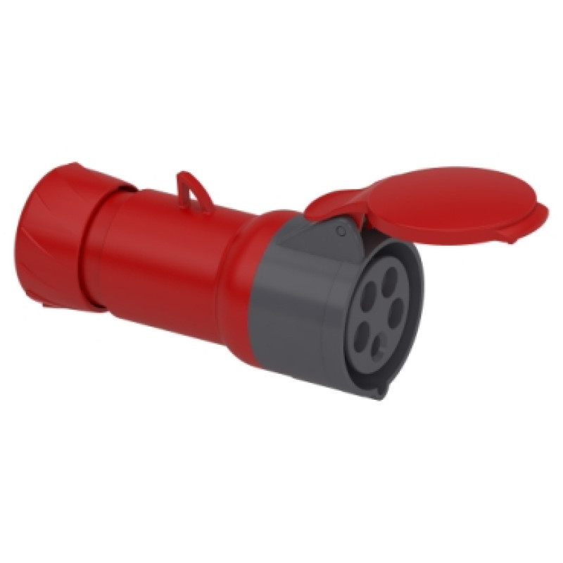 Schneider 16 A - 3P + N+ E wander socket straight - IP44 380...415 V AC (PKF16M435)