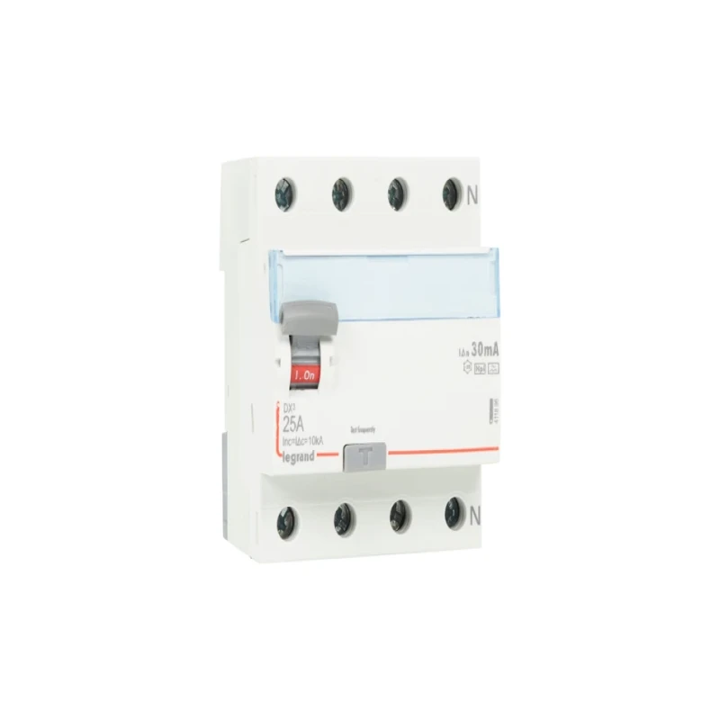 Legrand DX3 RCCBs - Four Pole 415 V~ (25A - 30mA) Type - HPI
