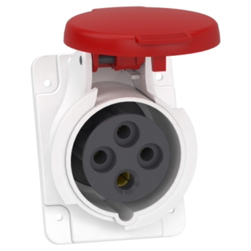 Schneider 16A 3P + E screw-socket-angled - IP44 380...415 V AC Panel ( PKF16F434)