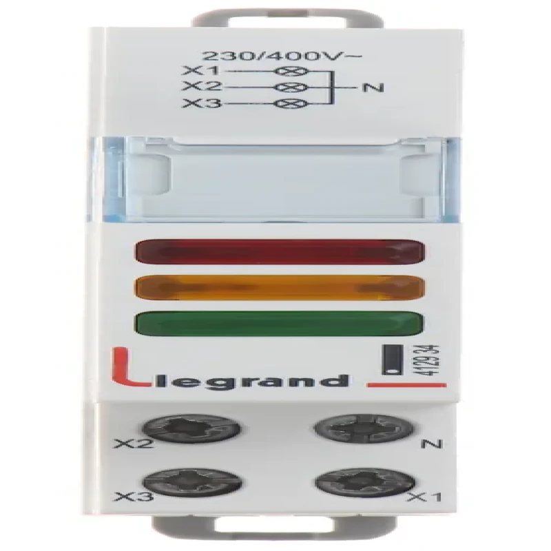 Legrand DX3 indicators - Red+Yellow+Green 250V~ AC 1Module (412934)