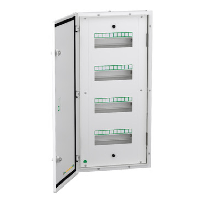 Schneider Acti9 PPI Flexi Tier DB (IP43) - 4T40M Flexi PPI DB - 4*10 Modules Per Row - Double Door -10 way - (A9HFPI10)