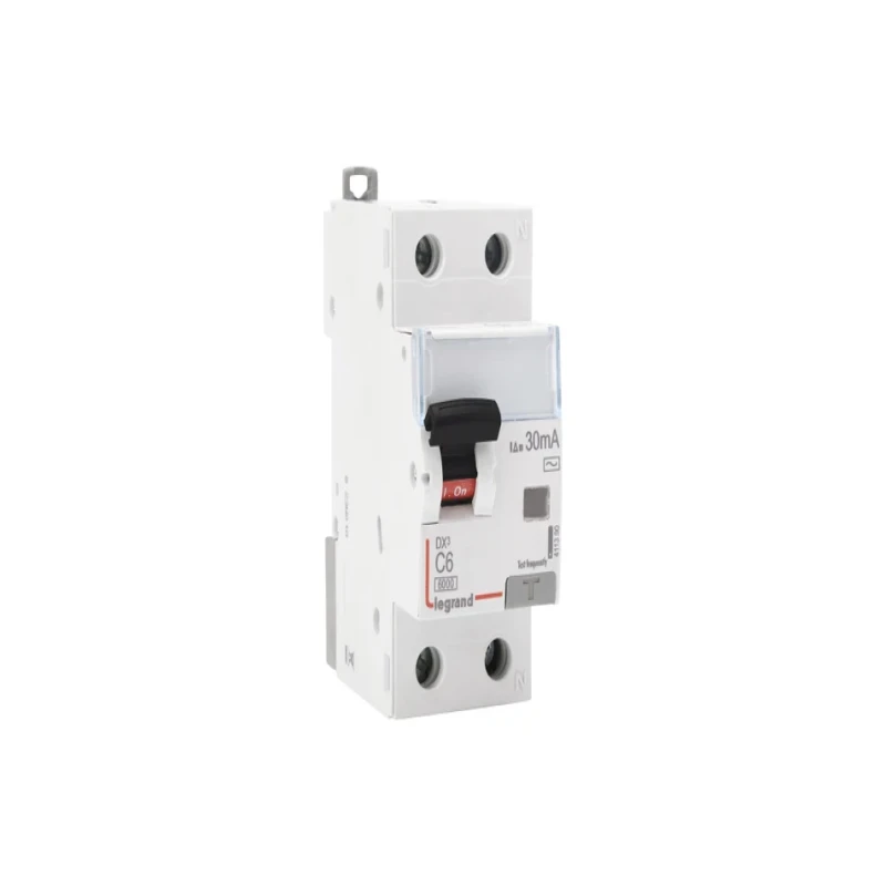 Legrand DX3 RCBOs 6kA - Double Pole 240 V~ (6A - 30mA) Type - AC