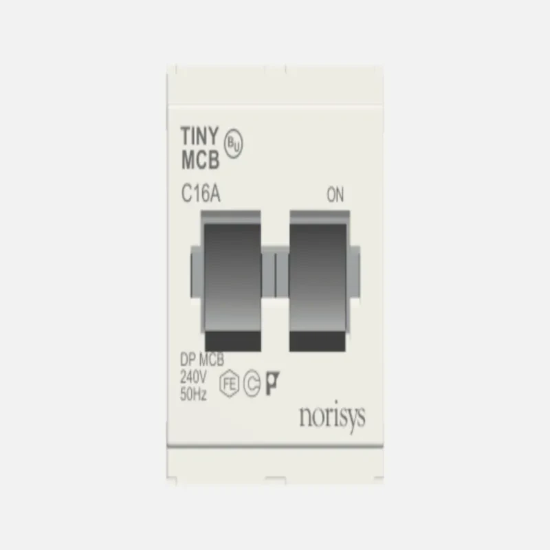 NORISYS CUBE Series Tiny MCB Double Pole 16A