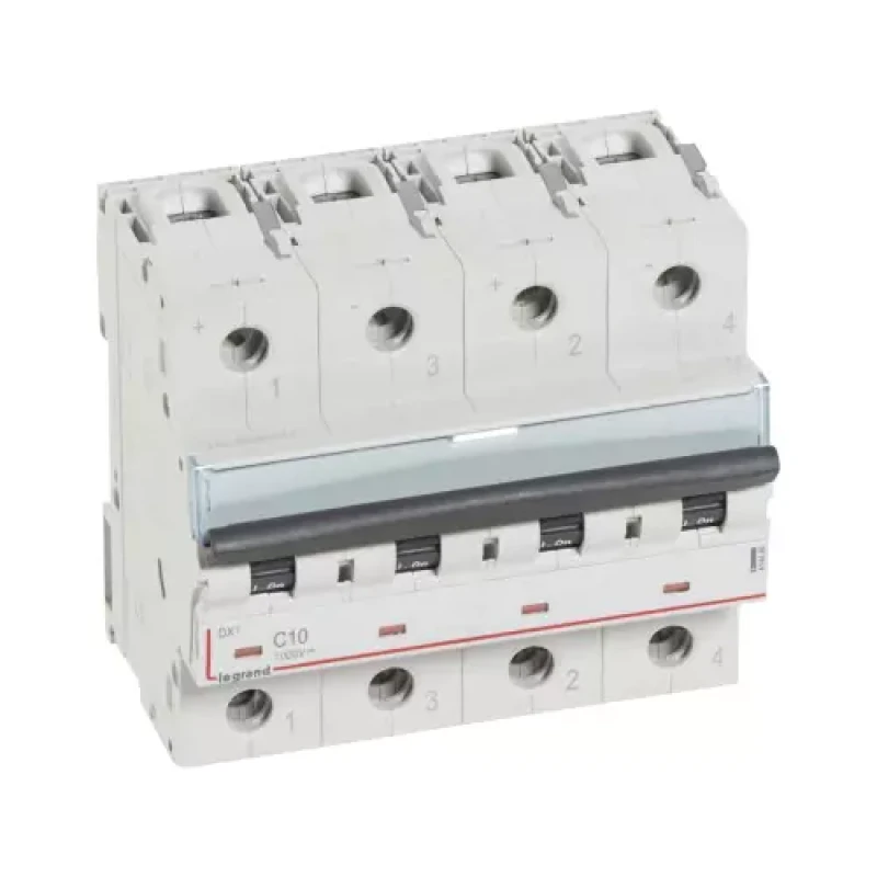 Legrand DX3 for Photovoltaic applications - 1000V 10A Circuit Breakers (DC MCBs)