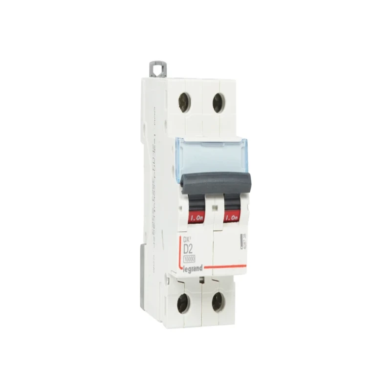 Legrand DX3 AC MCBs - D Curve Double Pole 415 V~ (2A)